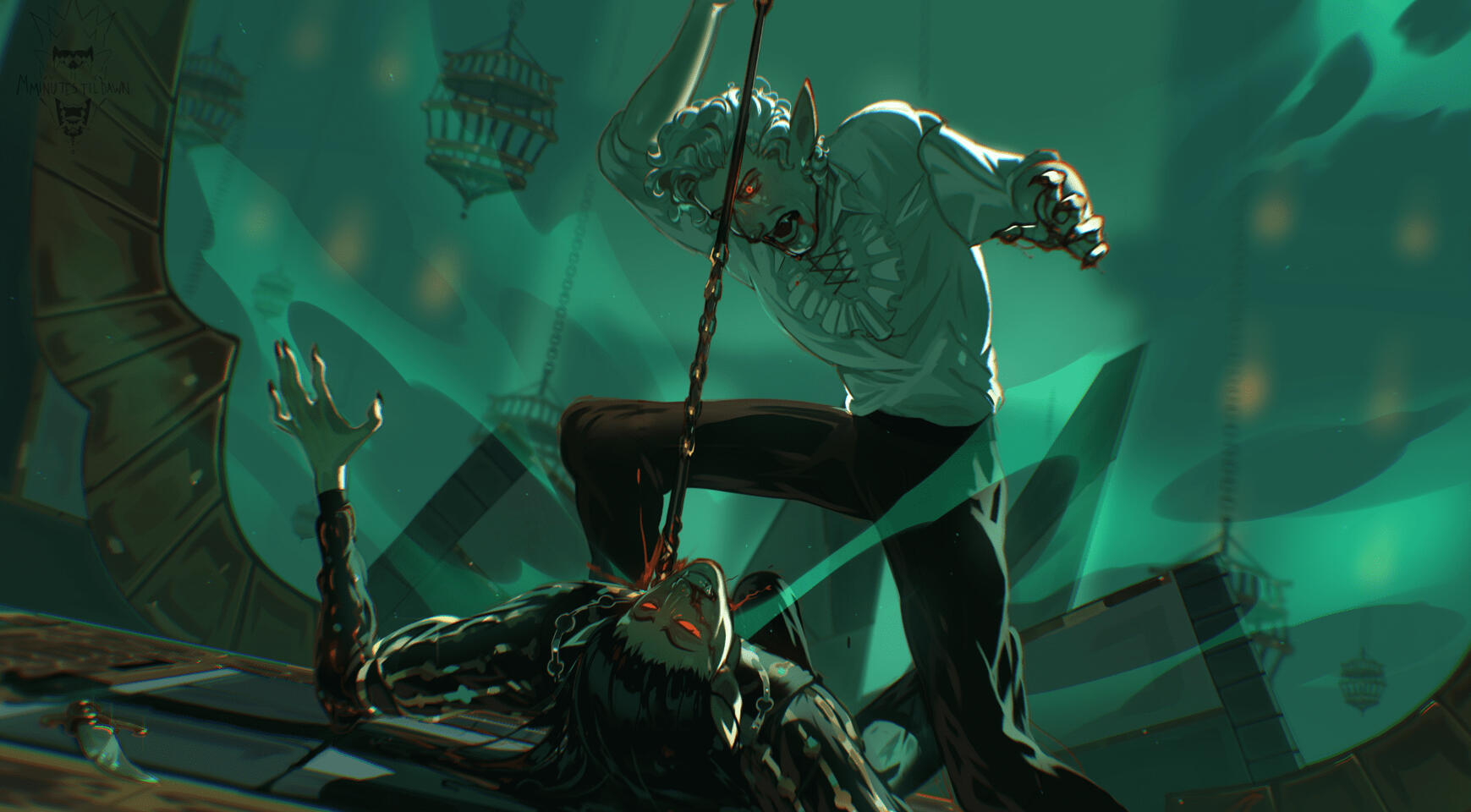 "The fall" Once again featuring my personal character Dystopia, this illustration was created on Procreate inspired by Gustave Doré's illustration of the Fall of Lucifer for John Milton's epic poem Paradise.